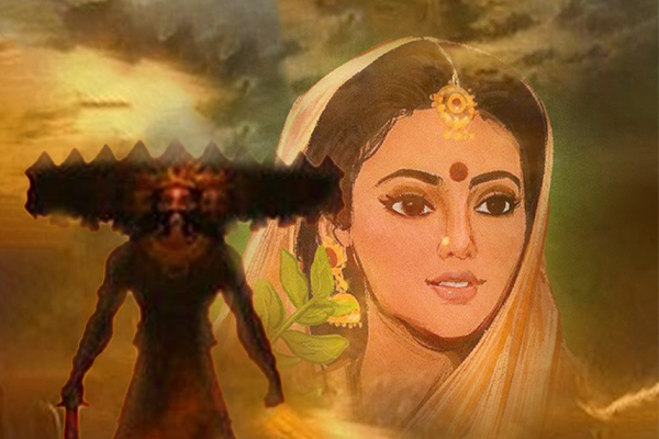 Mata Sita And Ravan