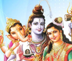 Shiv Ji, Parvati And Ganesh 