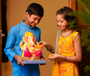 Ganeshji with children