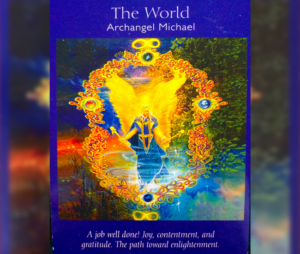 The world tarot card