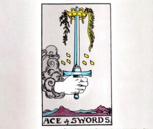 Tarot Card of the Week Ace of Swords