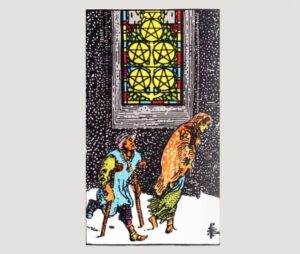 Tarot Card of the Week Five of Pentacles