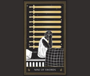 Nine Of Swords Tarot Card