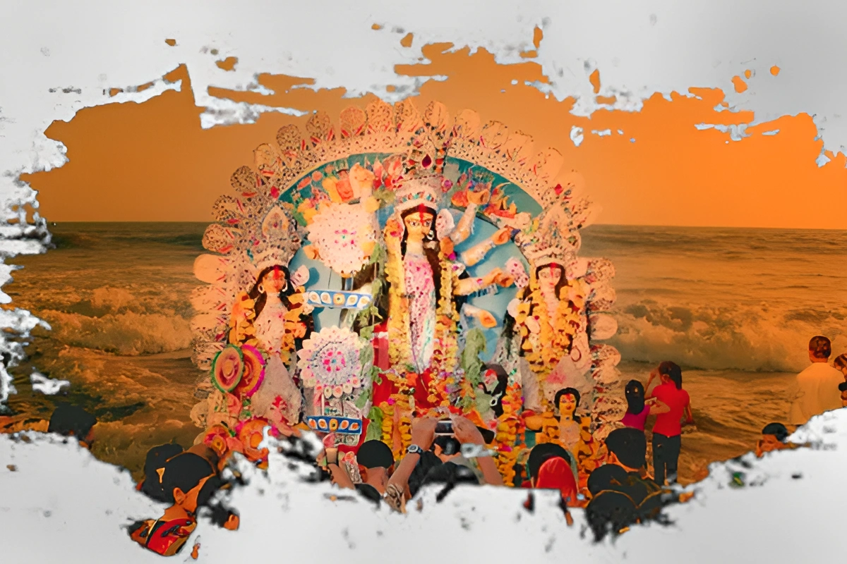 दुर्गा विसर्जन 2023: जानें विसर्जन मुहूर्त और सिंदूर उत्सव का महत्व।