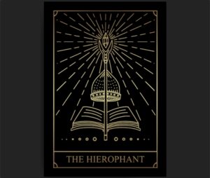 The Hierophant card