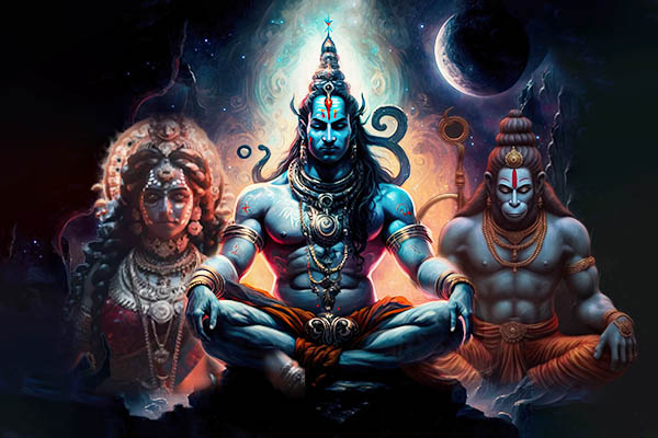 all hindu gods together