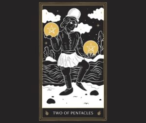 Two of Pentacles Tarot Cards