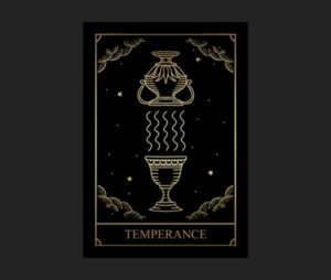 Tarot card Temperance