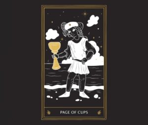 Tarot card Page of Cups