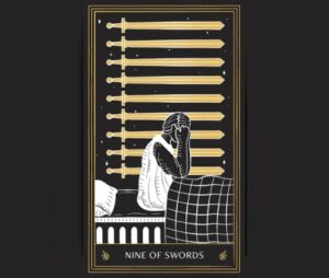 Tarot card Nine of Swords