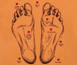 lines on foot astrology