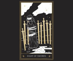 Eight of Swords Tarot Card