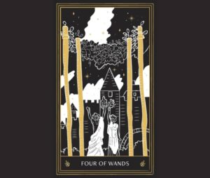 Four Of Wands Tarot Cards