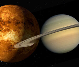 Venus's conjunction with Saturn
