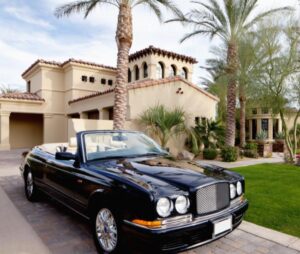 Luxury Car and House
