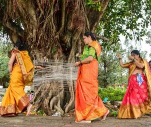 Worship of peepal tree