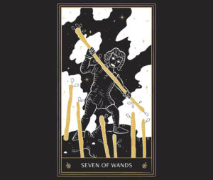 Seven Of Wands Tarot Card
