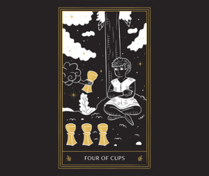 Four Of Cups Tarot Card