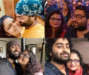 Arijit Singh with his family