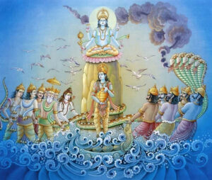 Lord Krishna Attack Indradev