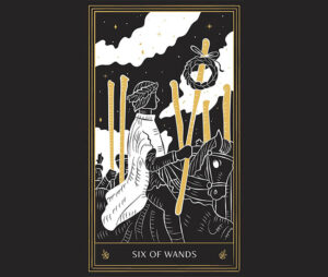 Six Of Wands Tarot Card