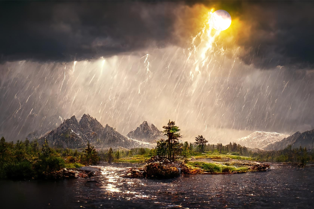 Connection Of Rain and Sun