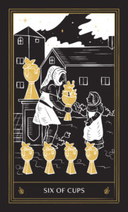 six of cups