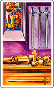 Four of Swords tarot card