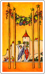Four of Wands tarot card