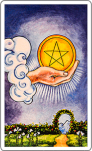 Ace of Pentacles  Tarot card