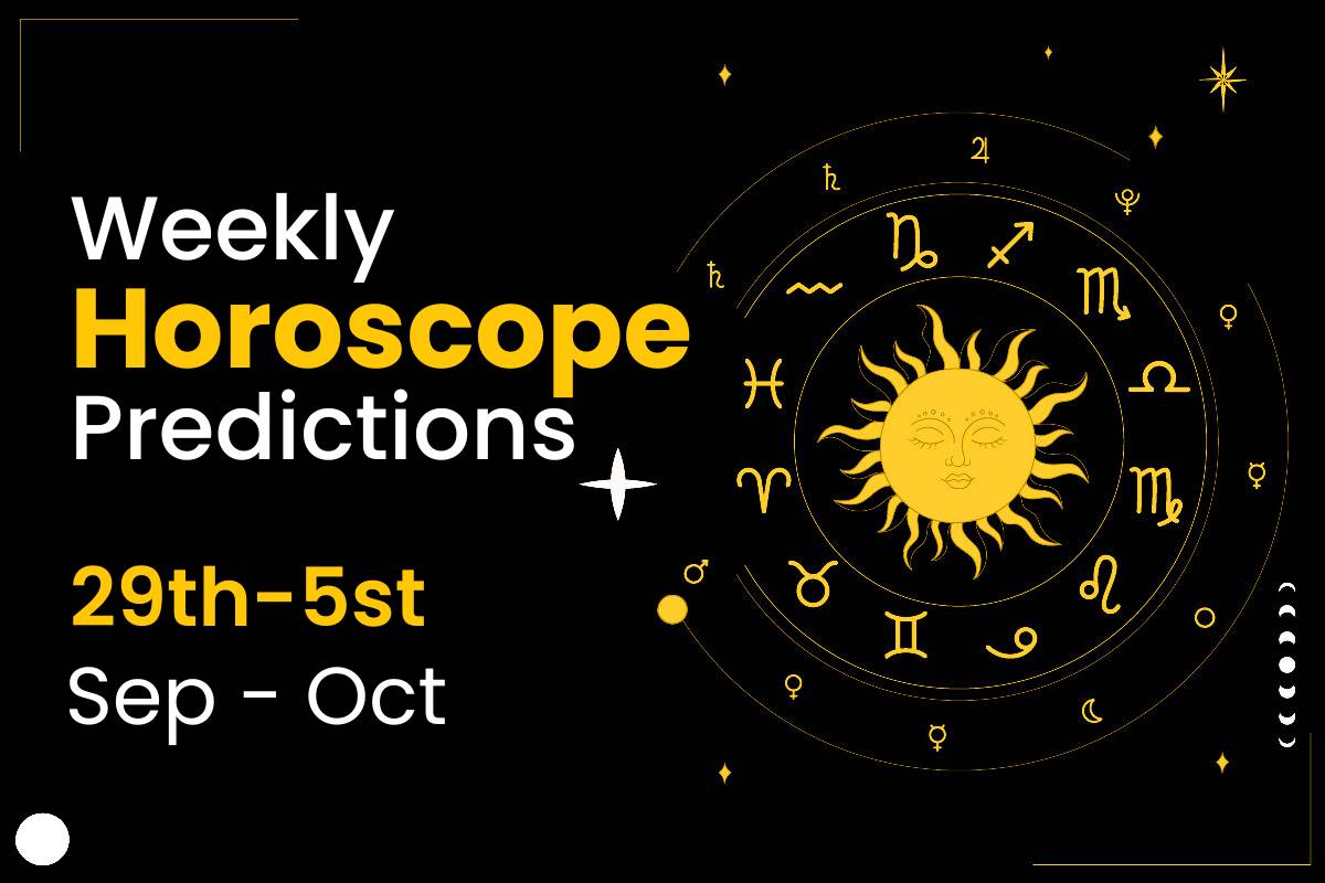 Weekly Horoscope Prediction: 29th Sept to 5th Oct, 2024 