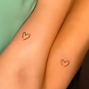 Matching Heart Tattoo 