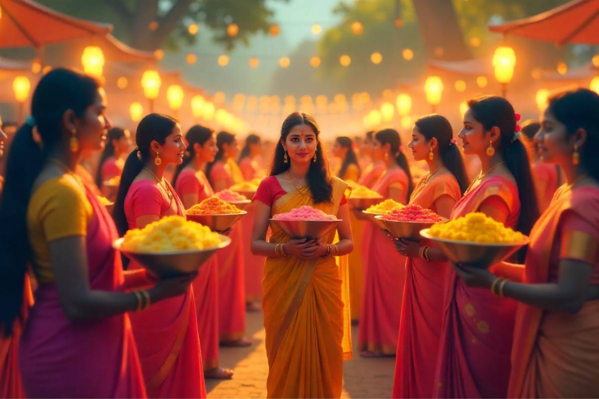 Bathukamma festival by instaastro