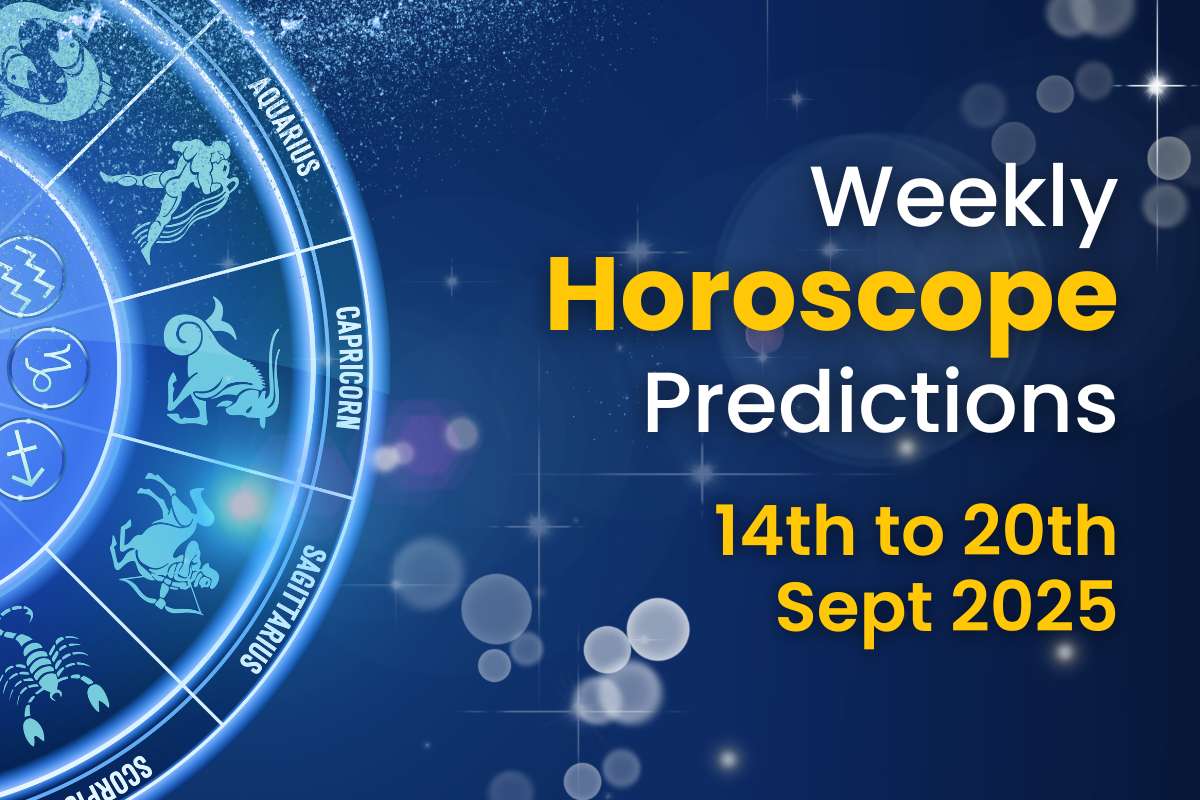 Week Horoscope Predictions: 14th to 20th Sept 2025 By instaastro
