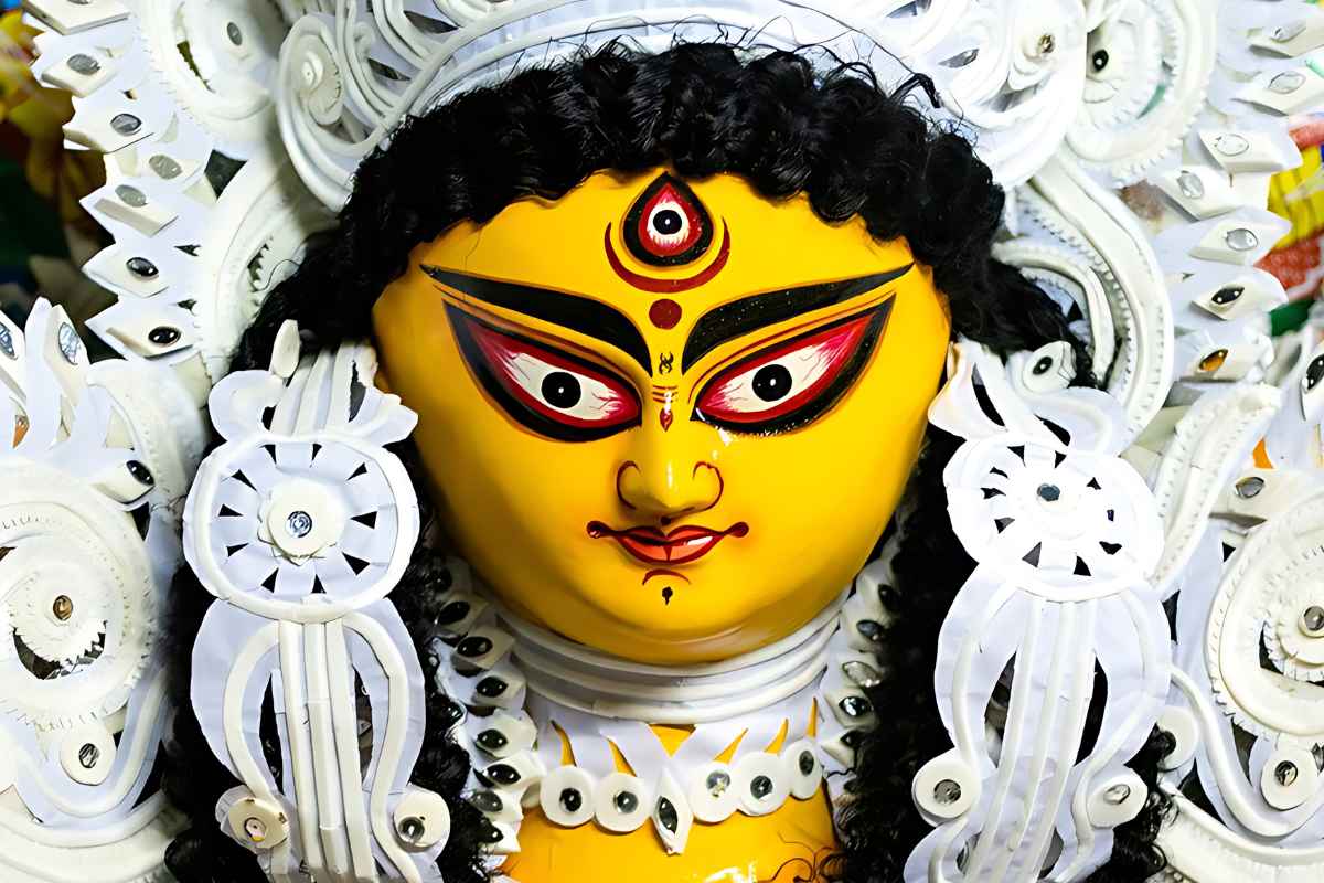 spider on durga maa's bindi
